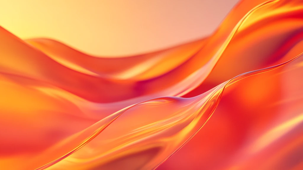 橙红色线条丝滑背景