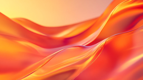 橙红色线条丝滑背景