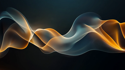 飘带唯美波浪线