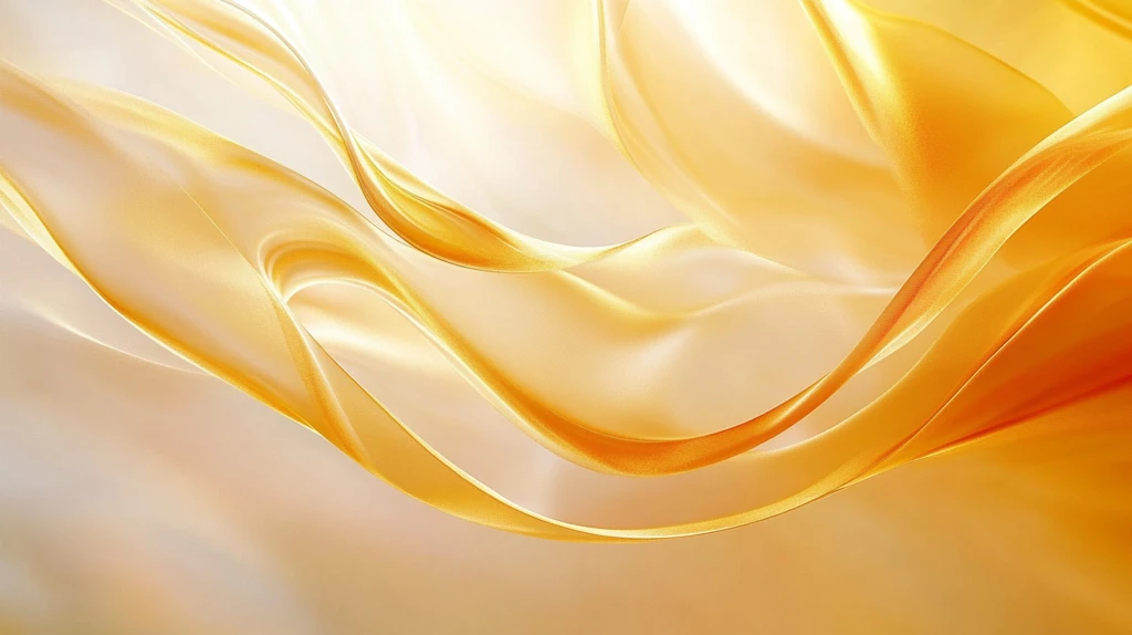 金色轻纱动感线条