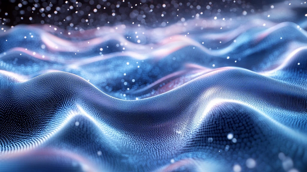 科幻感蓝色流动感背景