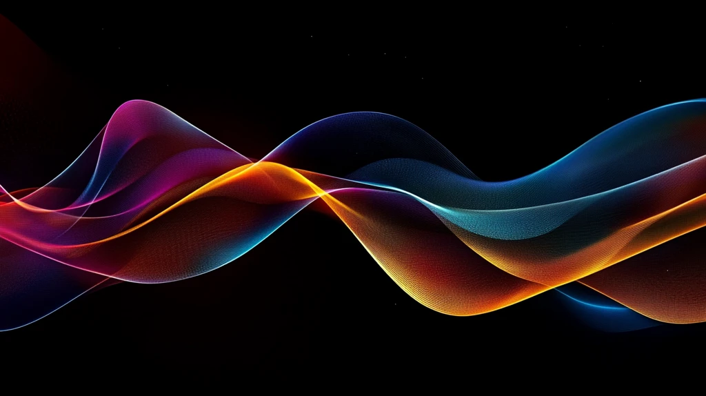 炫彩绚丽曲线条纹高雅