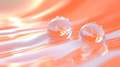 梦境幻想橙粉背景