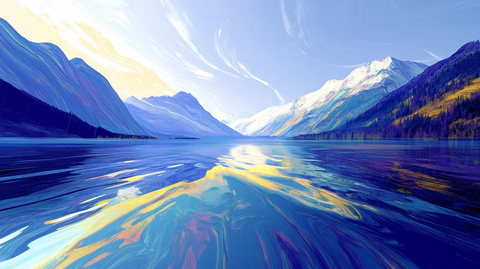 幻彩艺术山水风景