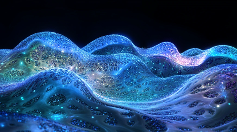 肌理彩色流体背景