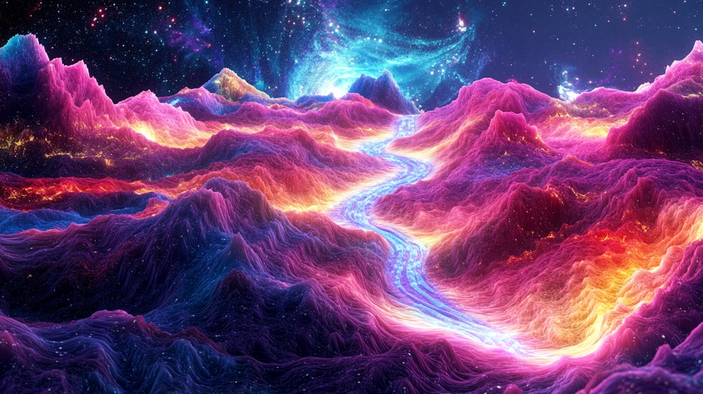 幻彩艺术山水风景