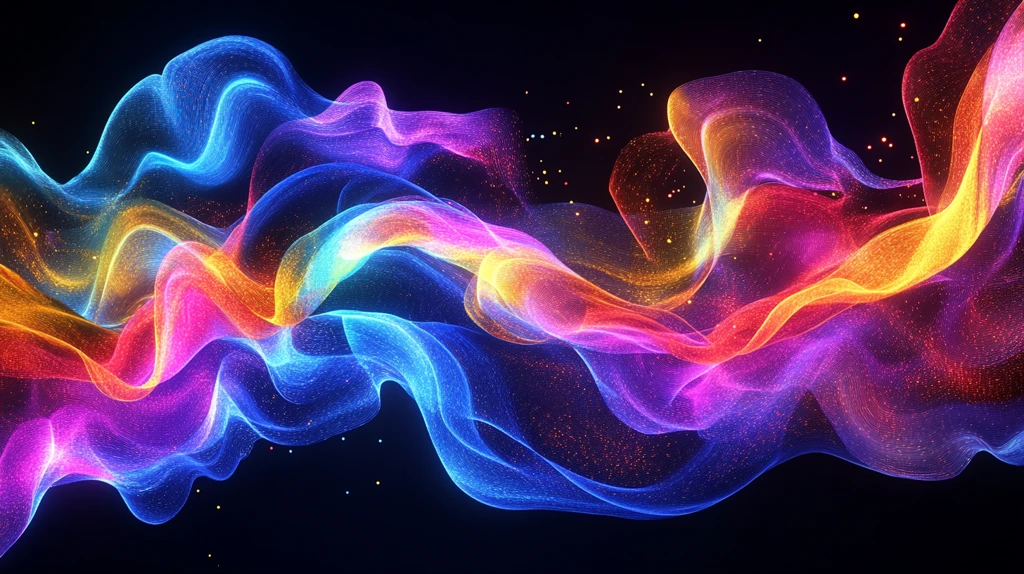 流光渐变彩色炫酷飘带