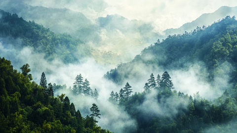 森林云雾山岚