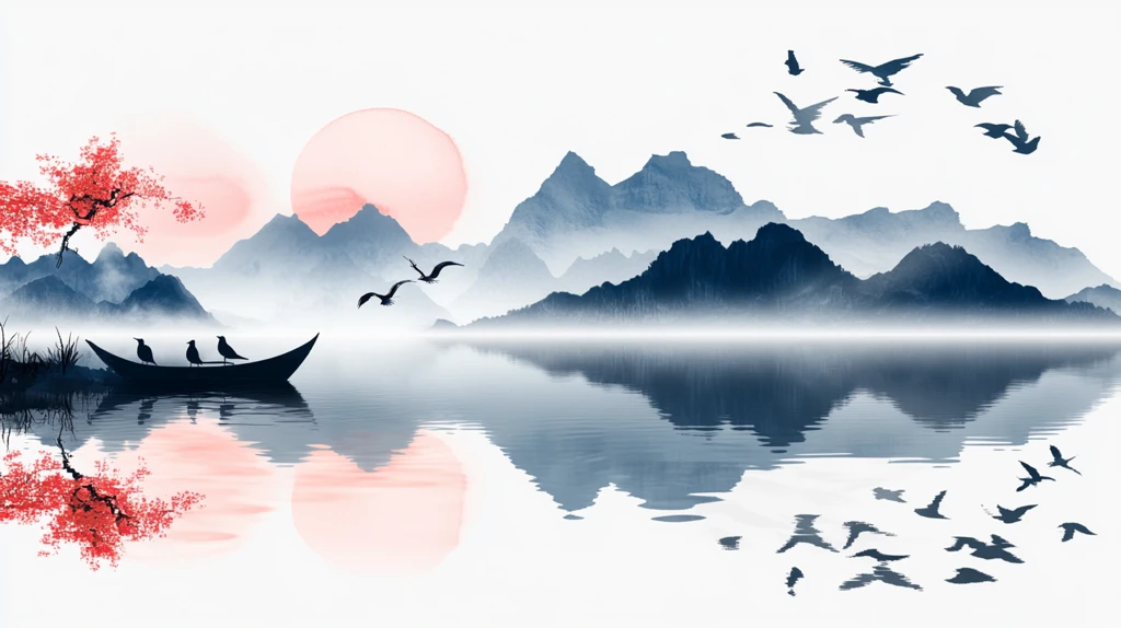 新中式禅意山水船