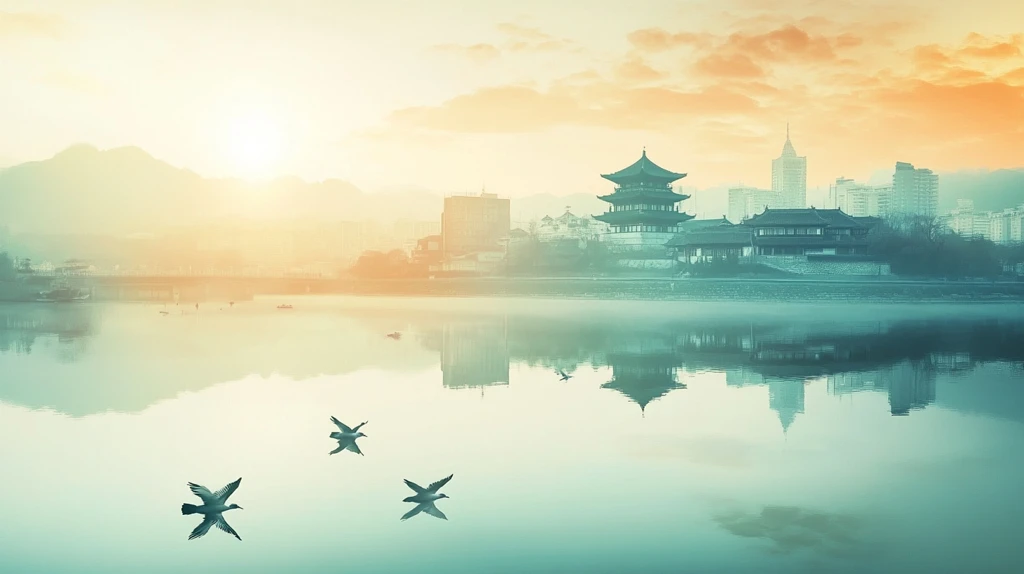 德宏城市背景剪影素材