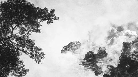 水墨山水背景图