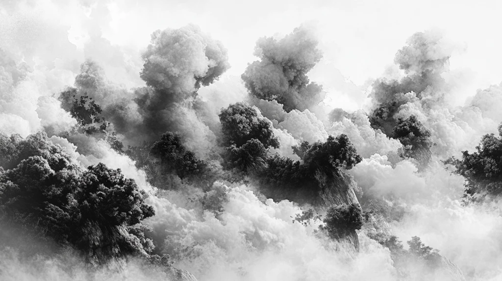 水墨云雾纹理