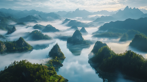 柯村云海全景图