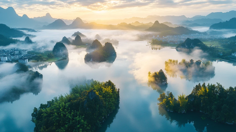 影视基地平流雾