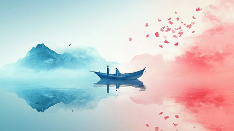 浪漫诗意山水意境