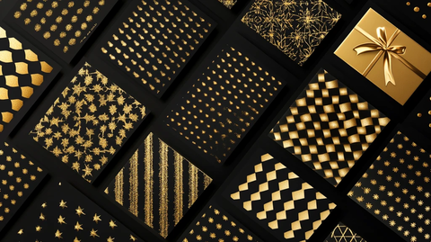 奢华金色包装背景