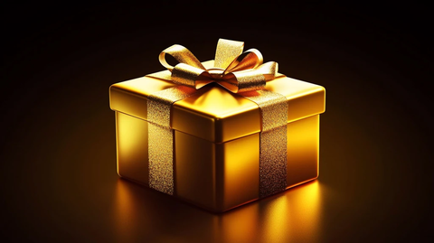 礼盒黄金素材