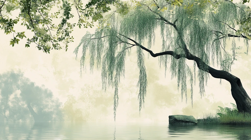 杨柳意境图