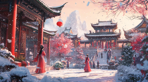 古风人物大场景