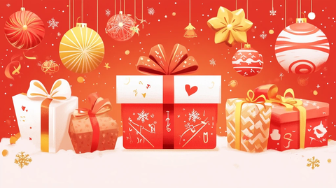 节日礼盒插画