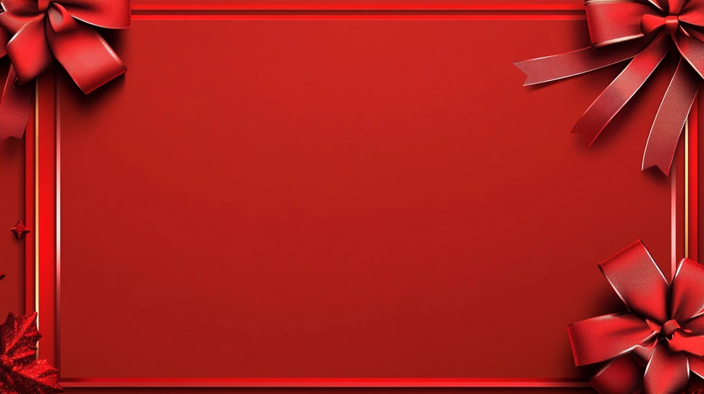 红色欧式礼背景平面图