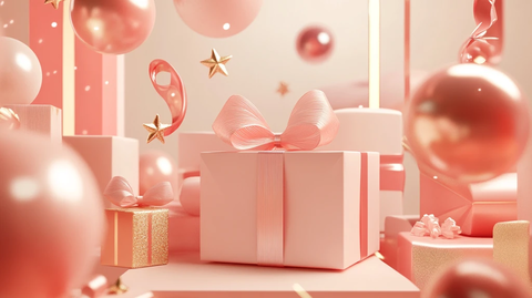 爱马仕色生日主题背景