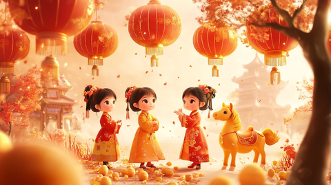 拿灯笼的小伙伴