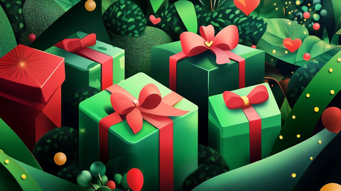 节日礼盒插画