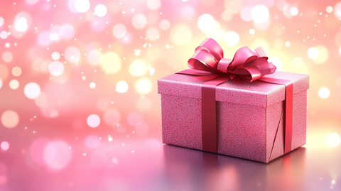 粉色礼物背景