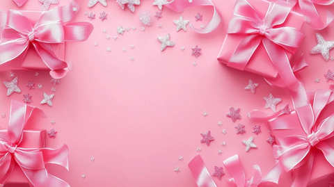 粉色礼物背景