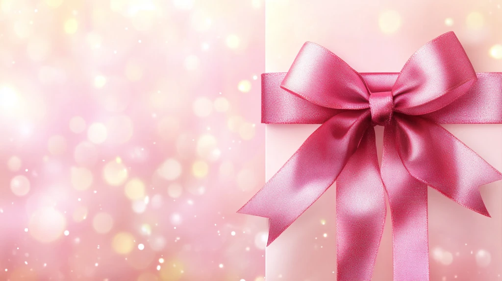 粉色礼物背景