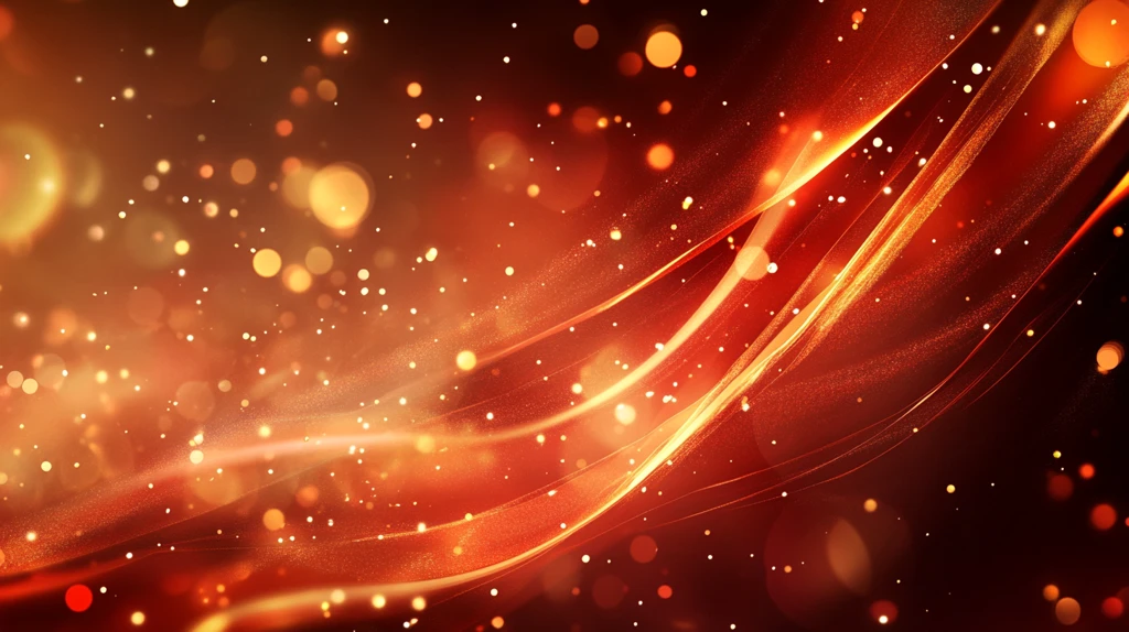 红色梦幻闪耀背景
