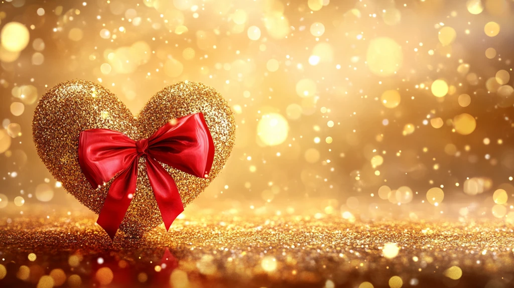 心动浪漫氛围背景