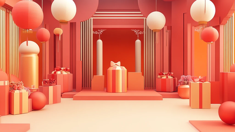 双十一气氛包装