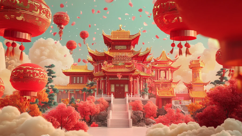喜庆氛围渲染