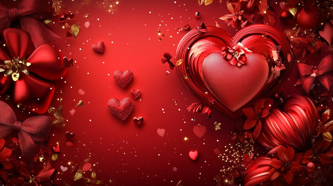 心动浪漫氛围背景