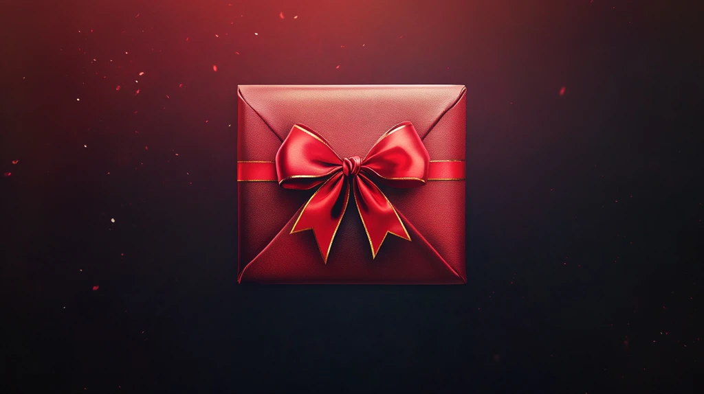 红色节日礼盒