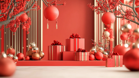 新年礼品堆头