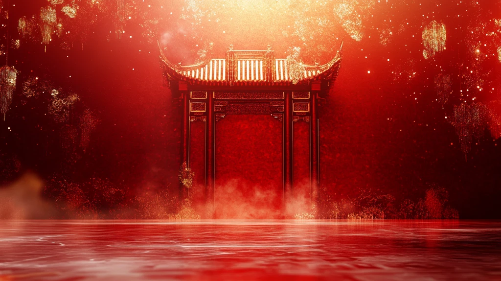 魅力红场景点背景