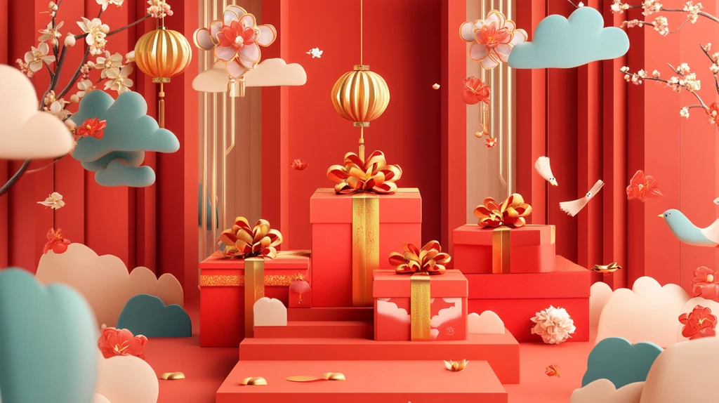 新春礼盒场景图