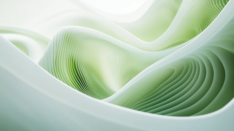 绿色渐变扭曲的