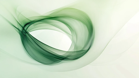 柔美绿色曲线