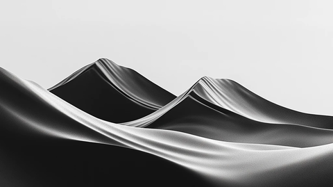 波浪线弧线弧形山