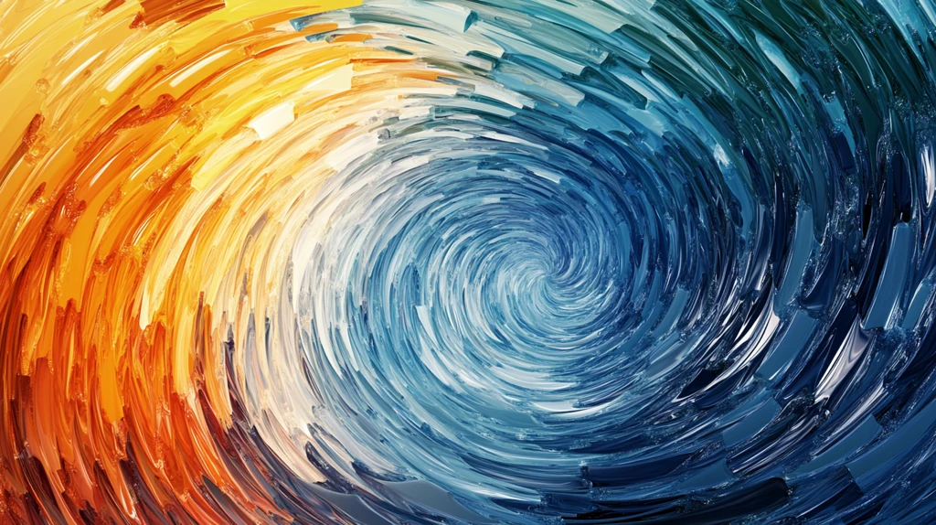 彩色漩涡创意素材