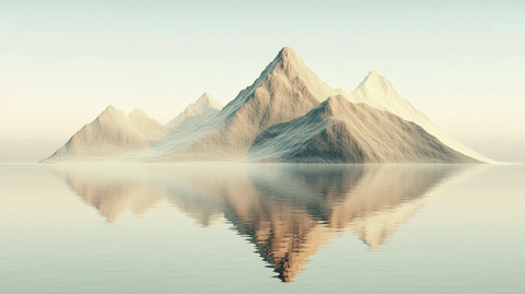 远山山脉梦幻山水