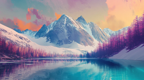 山水全景山水风景