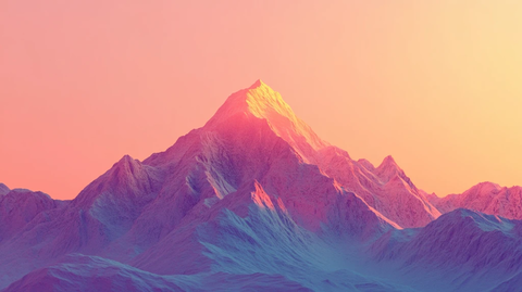 简约渐变山峰背景