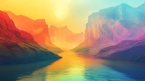 幻彩艺术山水风景