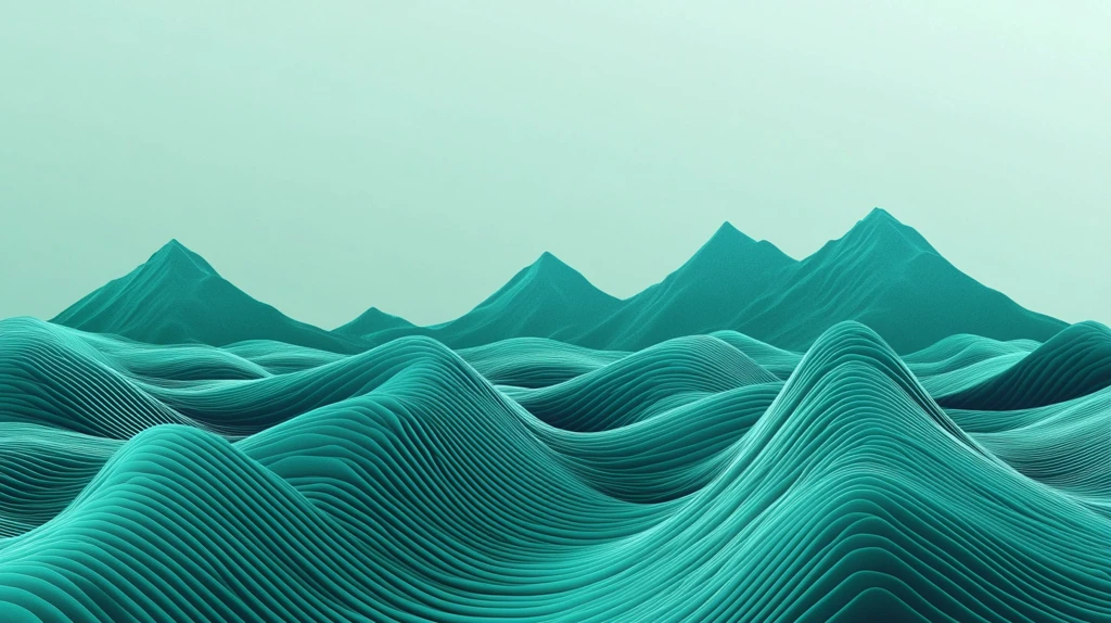 波浪线弧线弧形山