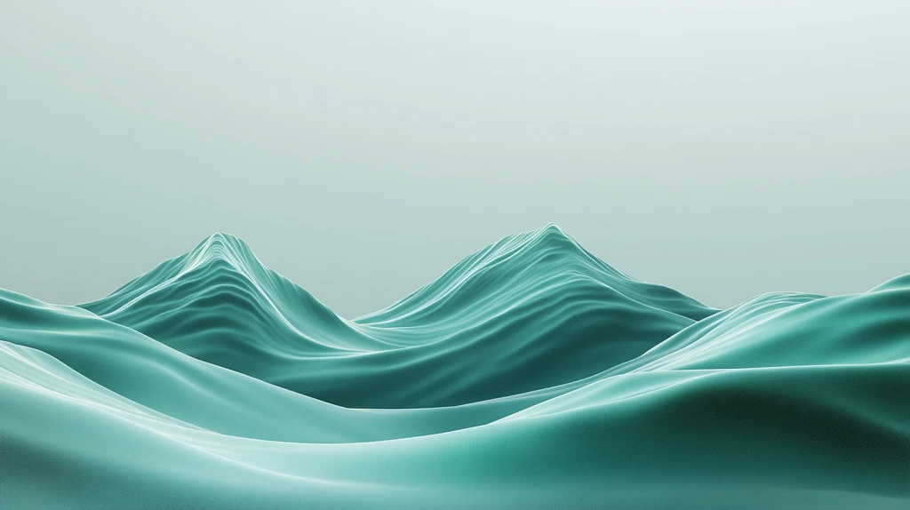 超质感山水线条背景